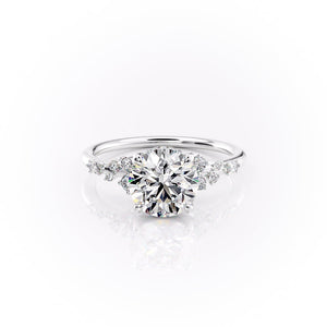 The Emma Set With A 1 Carat Round Lab Diamond