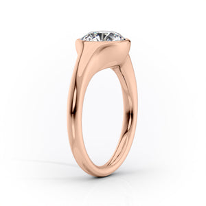 The Stella Set With A 2 Carat Cushion Lab Diamond