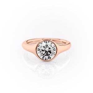 The Stella Set With A 2 Carat Round Lab Diamond
