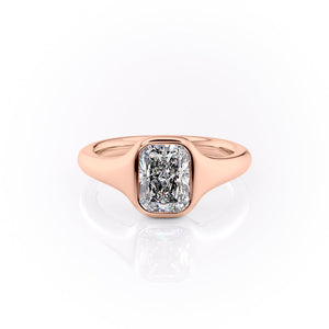 The Stella Set With A 2 Carat Radiant Moissanite