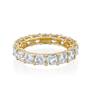 5ct Cushion Eternity