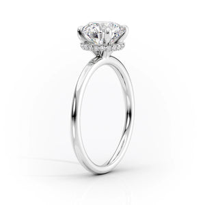 The Alex Set With A 3 Carat Radiant Lab Diamond
