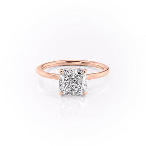 The Aline Set With A 1.5 Carat Cushion Lab Diamond