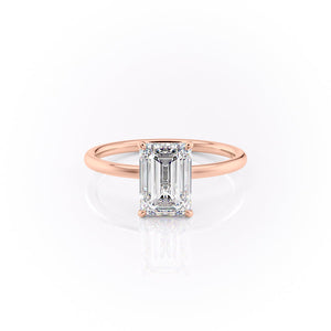 The Aline Set With A 3 Carat Emerald Lab Diamond