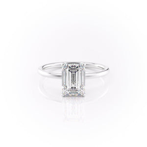 The Aline Set With A 2.5 Carat Emerald Lab Diamond