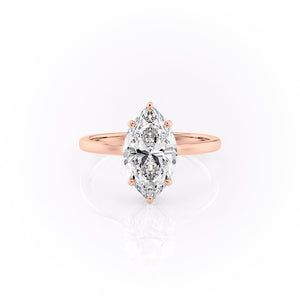 The Aline Set With A 2 Carat Marquise Lab Diamond