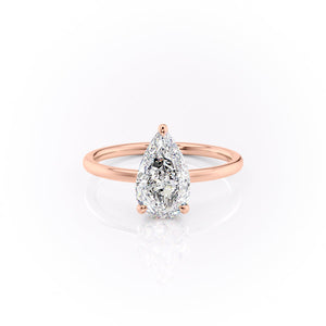 The Aline Set With A 3 Carat Pear Lab Diamond