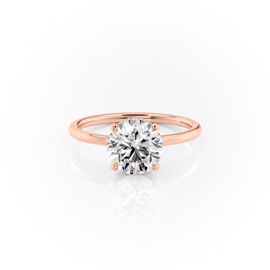 The Aline Set With A 3 Carat Round Lab Diamond