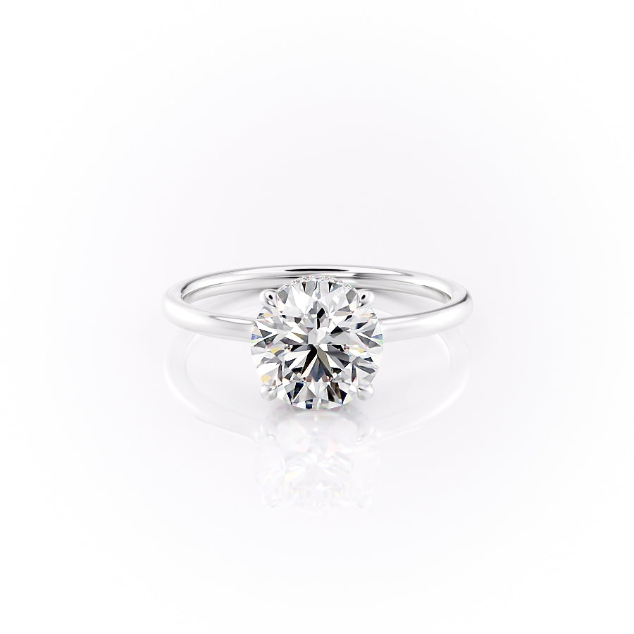 The Aline Set With A 1.5 Carat Round Lab Diamond