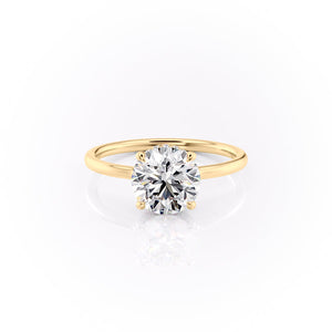 The Aline Set With A 3 Carat Round Lab Diamond