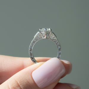 The Violet Set With A 2 Carat Marquise Lab Diamond