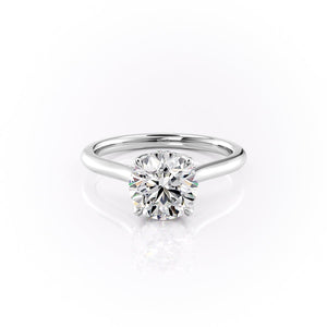 The Morgan Set With A 1 Carat Round Moissanite