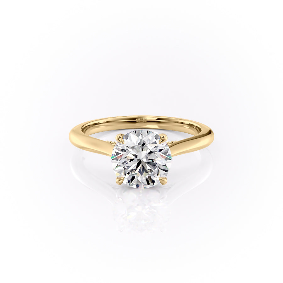 The Miranda Set With A 1 Carat Round Moissanite