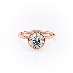 The Layla Set With A 1 Carat Round Moissanite