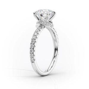 The Sofia Set With A 1.5 Carat Princess Lab Diamond