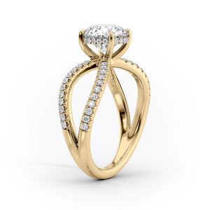 The Zoey Set With A 2 Carat Emerald Lab Diamond