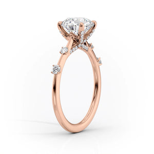 The Serena Set With A 3 Carat Emerald Lab Diamond
