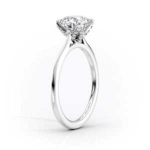The Madison Set With A 1.5 Carat Pear Lab Diamond