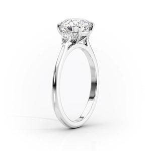 The Pears Liv Set With A 3 Carat Emerald Lab Diamond