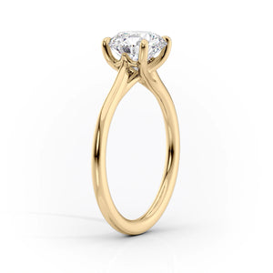 The Lexie Set With A 3 Carat Emerald Lab Diamond
