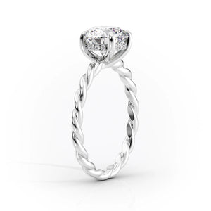 The Alice Set With A 1 Carat Oval Lab Diamond