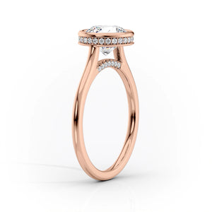 The Charlotte Set With A 2 Carat Oval Lab Diamond
