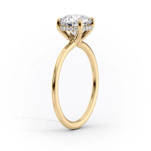 The Sarah Set With A 2 Carat Round Lab Diamond