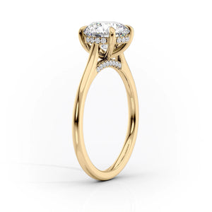 The Natalie Set With A 1.5 Carat Princess Lab Diamond