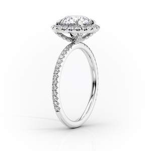 The Lenny Set With A 2 Carat Marquise Lab Diamond