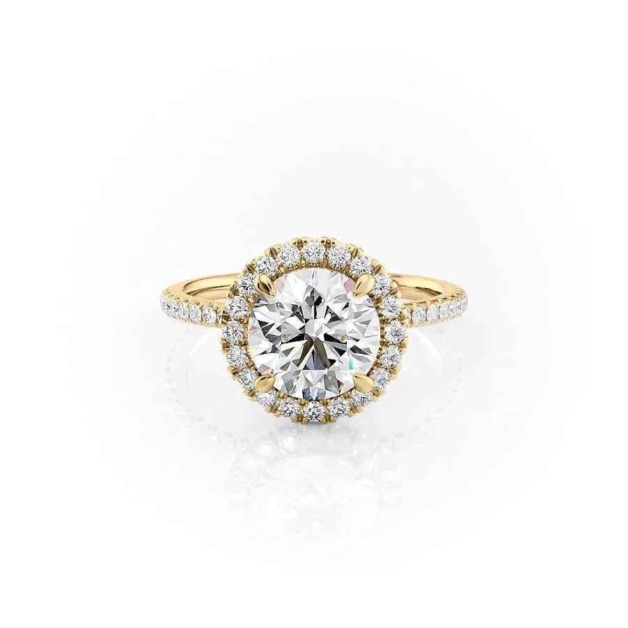 The Lenny Set With A 1.5 Carat Round Lab Diamond