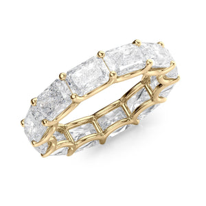 6ct East West Radiant U Prong Eternity