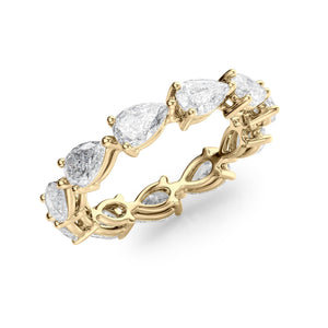 3ct East West Pear Eternity