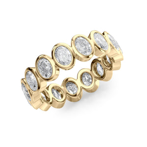 3ct Oval Bezel Eternity