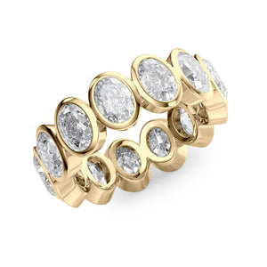 5ct Oval Bezel Eternity