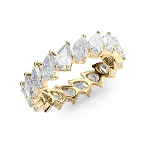 3.5ct Slanted Pear Eternity