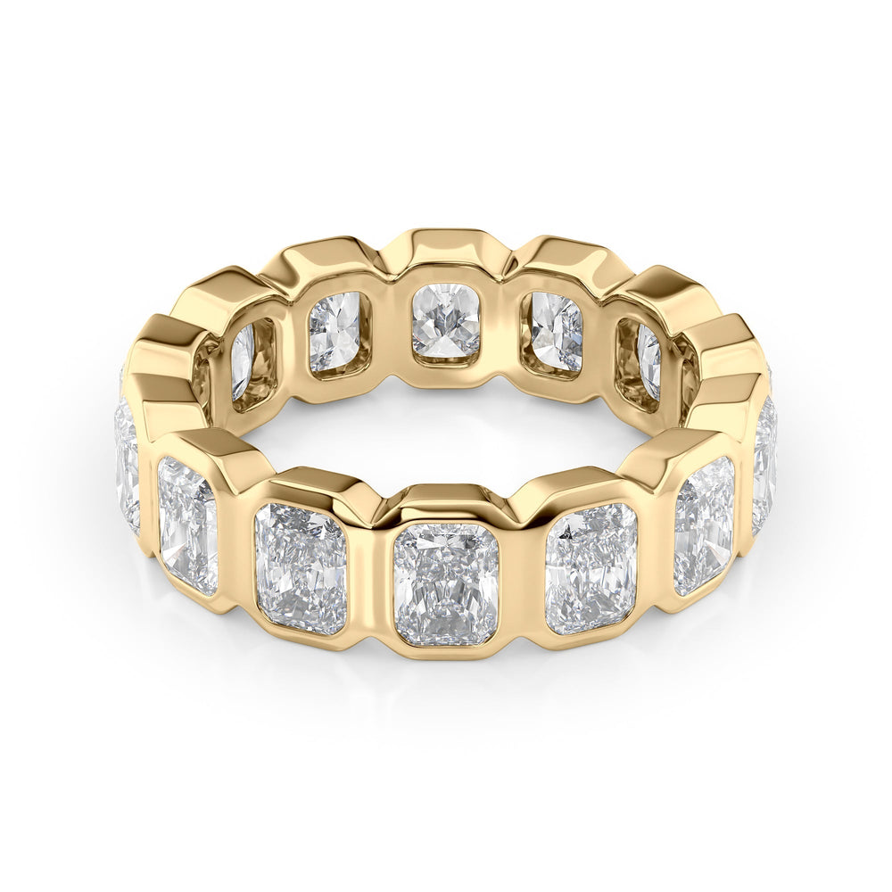 4ct Radiant Bezel Eternity