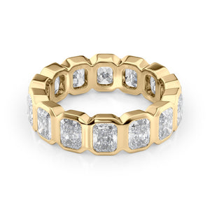 4ct Radiant Bezel Eternity