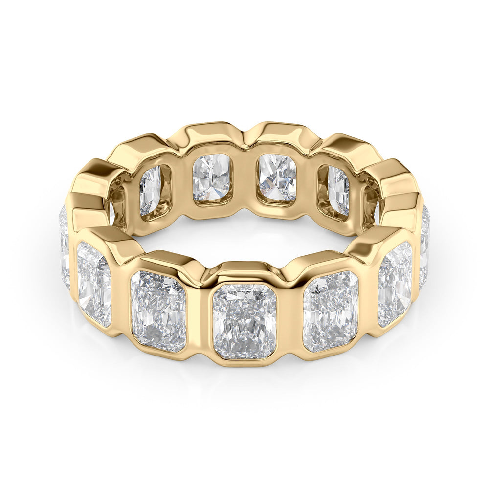 5ct Radiant Bezel Eternity