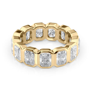 5ct Radiant Bezel Eternity