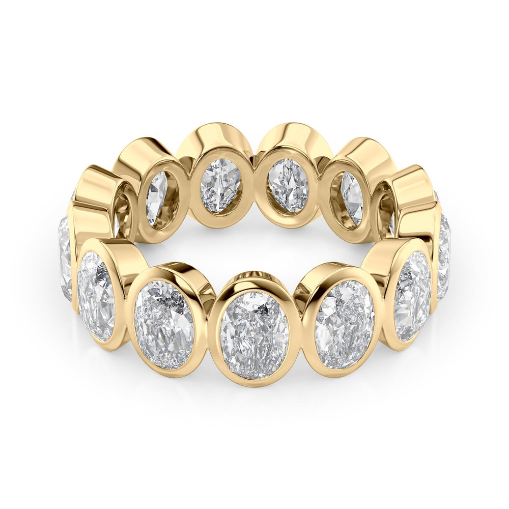 5ct Oval Bezel Eternity