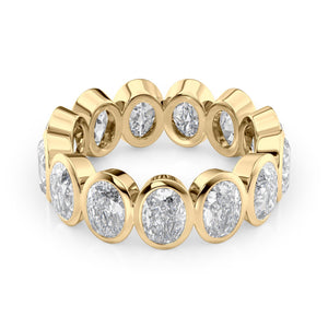 5ct Oval Bezel Eternity