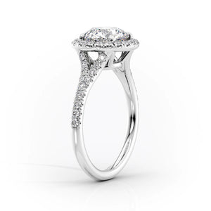The Miley Set With A 3.5 Carat Emerald Moissanite