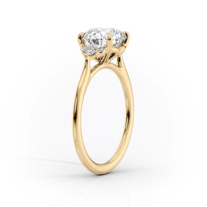 The Victoria Set With A 1 Carat Marquise Lab Diamond