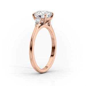 The Pears Liv Set With A 1.5 Carat Pear Lab Diamond