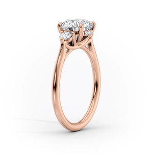 The Lia Set With A 1.5 Carat Round Lab Diamond