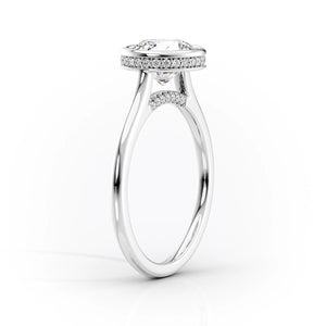 The Charlotte Set With A 4.5 Carat Radiant Moissanite