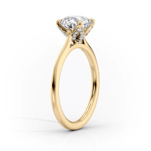The Madison Set With A 2.5 Carat Emerald Lab Diamond