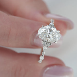 The Kristen - Engagement Ring Made in Platinum