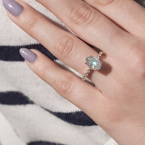 The Khloe - Engagement Ring Made in Yellow Gold