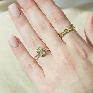 The Charlotte - Engagement Ring Made in Yellow Gold